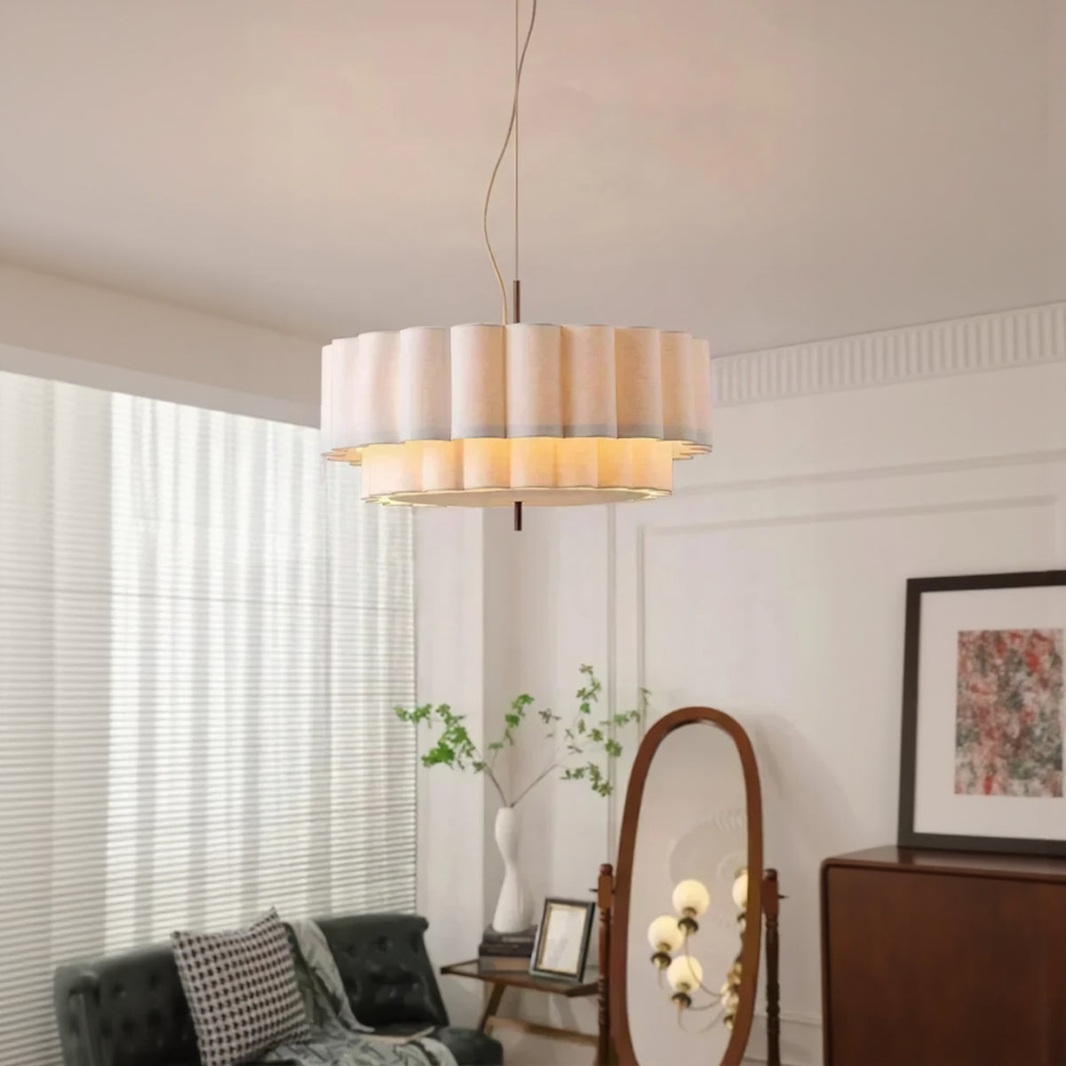 Suspension en tissu ROZANA